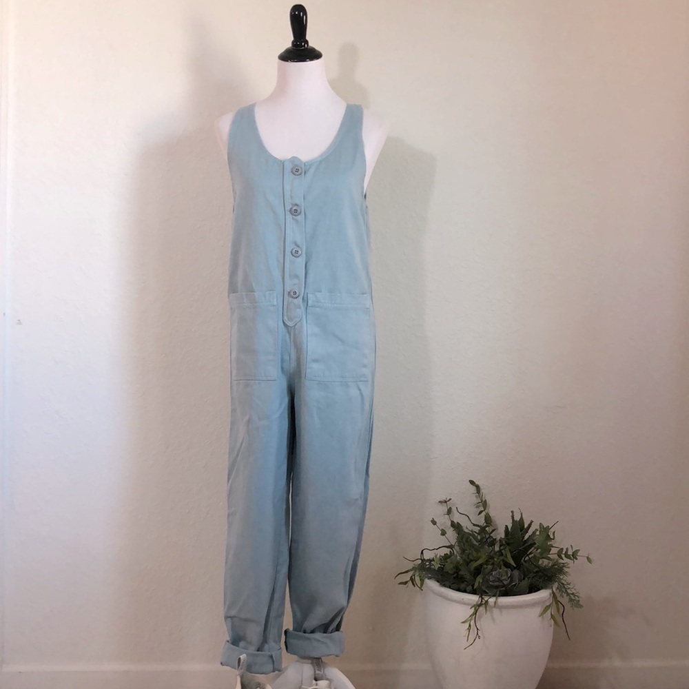 NWOT 💙 JUNGMAVEN HEMP BOTTON FRONT JUMPER